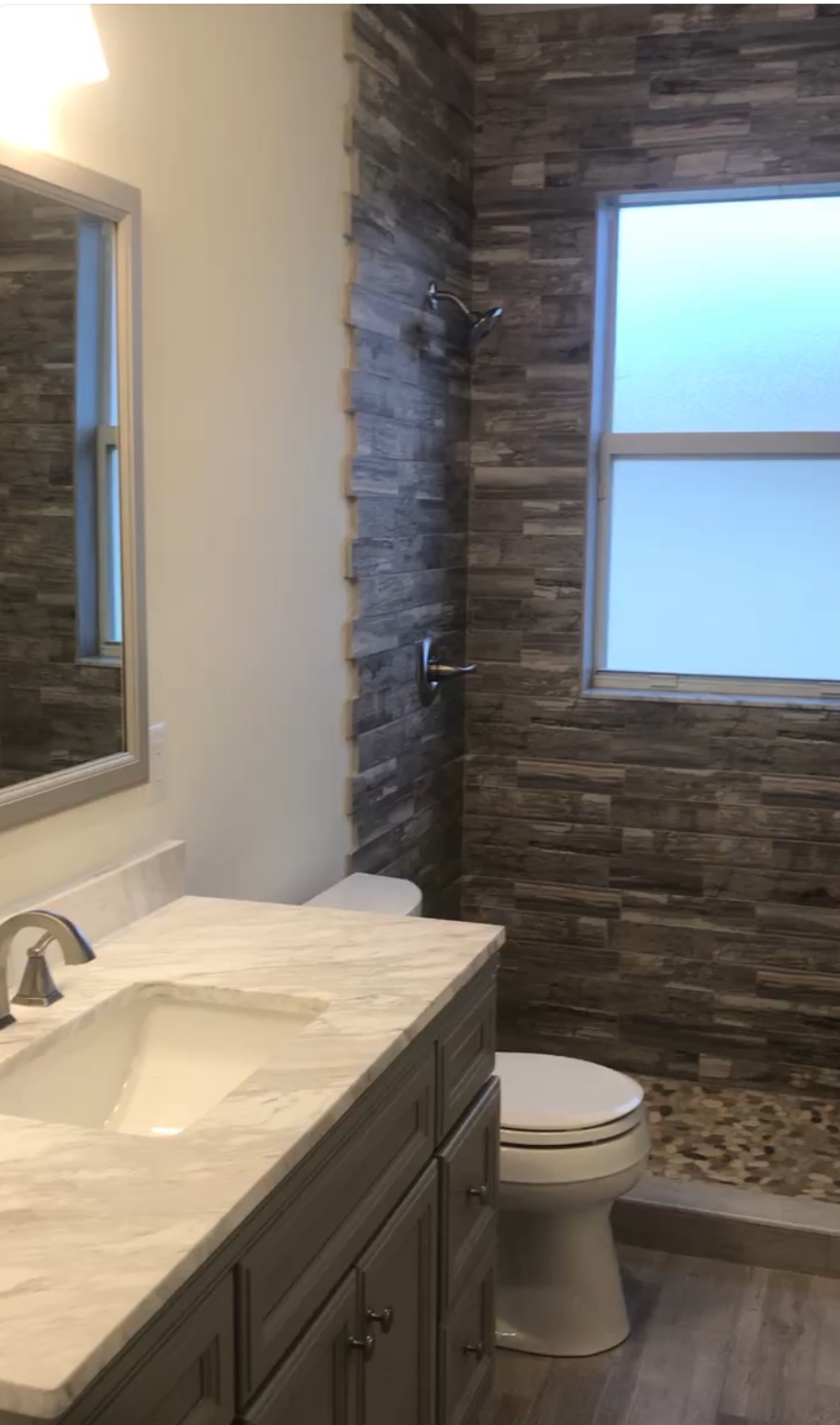 Contemporary Bathroom Remodel - After